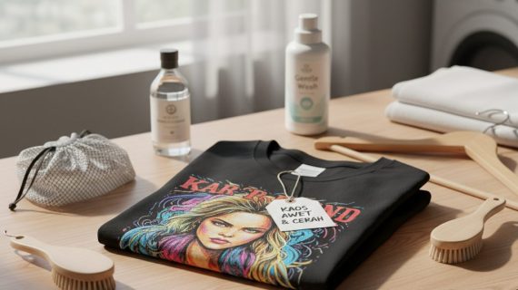Bagaimana Merawat Kaos Sablon Custom agar Tahan Lama