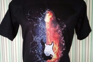 Sablon Sublimasi untuk Kaos Custom dengan Desain Gradasi Warna