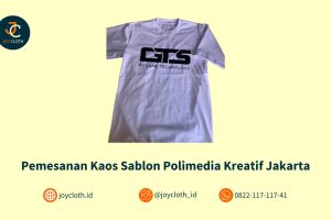 Pemesanan Kaos Sablon Polimedia Kreatif Jakarta by Joy Cloth Sablon & Konveksi