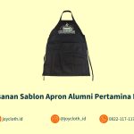 Pemesanan Sablon Apron Alumni Pertamina Drilling by Joy Cloth Sablon & Konveksia