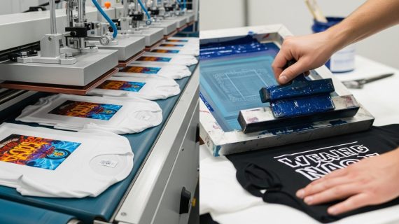 Keunggulan Produksi Kaos di Konveksi Dibandingkan dengan Sablon Manual