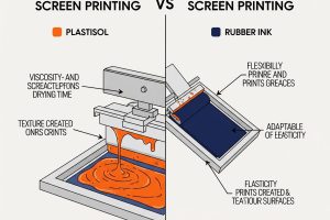 Perbedaan Sablon Plastisol dan Rubber: Mana yang Lebih Baik?