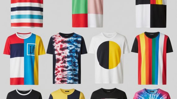 Tren Model Kaos Kombinasi Warna yang Sedang Viral