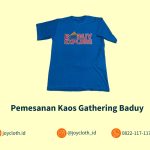 Pemesanan Kaos Family Gathering by Joy Cloth Sablon & Konveksi