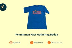 Pemesanan Kaos Family Gathering by Joy Cloth Sablon & Konveksi