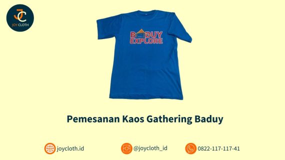 Pemesanan Kaos Family Gathering by Joy Cloth Sablon & Konveksi