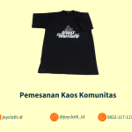Pemesanan Kaos Komunitas Silent Warrior Political by Joy Cloth Sablon & Konveksi
