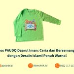 Kaos PAUDQ Daarul Iman: Ceria dan Bersemangat dengan Desain Islami Penuh Warna!