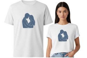 Tampil Harmonis & Estetik! 15+ Ide Desain Sablon Kaos Couple yang Bikin Baper