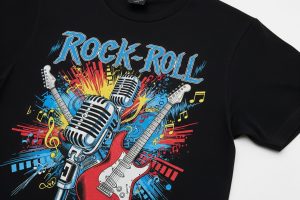 Rock Your Style! 15+ Ide Desain Sablon Kaos Tema Musik yang Bikin Kamu Tampil Keren