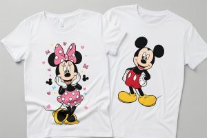 Gemes Abis! 10+ Ide Desain Sablon Kaos Couple Kartun yang Bikin Pasangan Makin Kompak