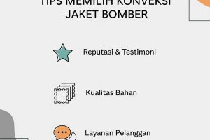 Anti Kecewa! Ini Tips Jitu Memilih Konveksi Jaket Bomber Custom yang Tepat