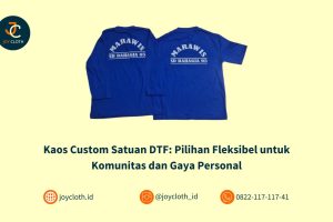 Kaos Custom Satuan DTF & Sablon Rubber: Pilihan Fleksibel untuk Komunitas dan Gaya Personal