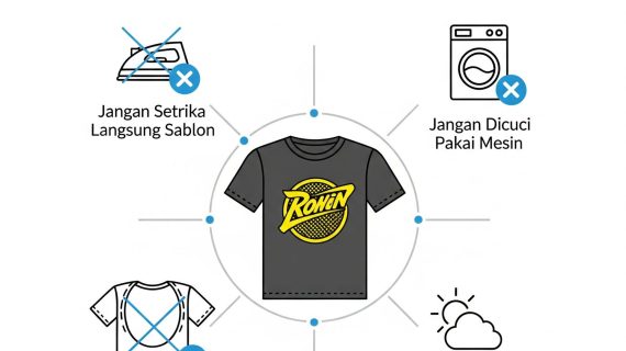 Awet Tanpa Retak! Panduan Lengkap Perawatan Kaos Sablon Rubber agar Tahan Lama