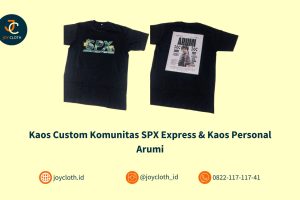 Kaos Custom Komunitas SPX Express & Kaos Personal Arumi