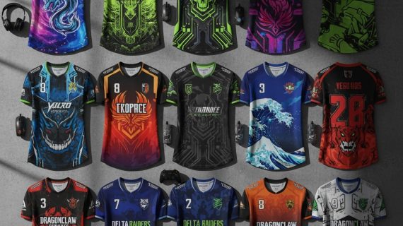 Bikin Timmu Stand Out! 15 Ide Desain Seragam Jersey Fullprint untuk Esports dan Olahraga