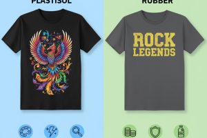 Mana yang Terbaik? Perbedaan Sablon Plastisol dan Rubber untuk Kaos, Lengkap dengan Kelebihan dan Kekurangan