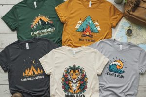 Bikin Tampil Beda! 15 Ide Desain Sablon Kaos Komunitas Pecinta Alam yang Keren