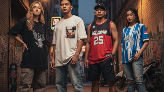 Gaya Streetwear Lokal: 4 Model Kaos yang Diadopsi Brand Indonesia (Oversize, Boxy, dan Jersey Urban)