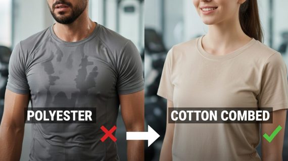 Kaos Cepat Bau Asem? Kenali Perbedaan Kaos Polyester vs Cotton Combed dan Pilih yang Tepat untuk Aktivitas Berat!