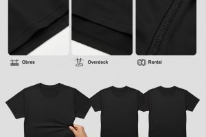 Jahitan Kaos Paling Kuat! Mengenal Perbedaan Jahitan Obras, Overdeck, dan Rantai yang Menentukan Umur Kaos