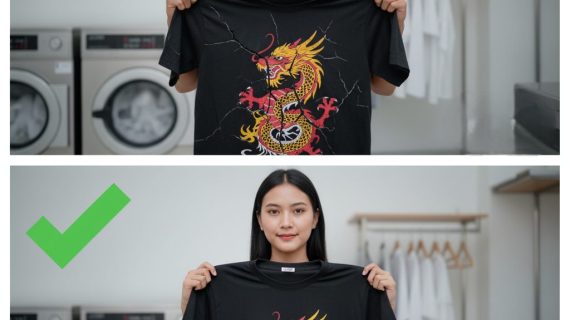 Musuh Utama Sablon Kaos! 5 Cara Mencegah Sablon Plastisol dan DTF Retak atau Mengelupas Setelah Dicuci