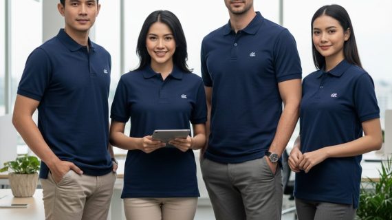 Seragam Kaos Perusahaan Anti Kaku! Panduan Memilih Model Polo Shirt dan Bahan Adem untuk Branding Kantor