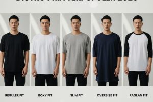 Bikin Tampilan Auto Keren! 7 Jenis Cutting Kaos Distro Pria yang Paling Diburu di 2025 (Reguler, Boxy, dll.)