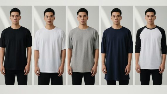 Bikin Tampilan Auto Keren! 7 Jenis Cutting Kaos Distro Pria yang Paling Diburu di 2025 (Reguler, Boxy, dll.)