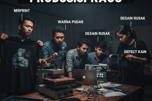 Jangan Asal Sablon! 4 Kendala Teknis Produksi Kaos Custom Skala Kecil yang Wajib Diketahui Brand Pemula