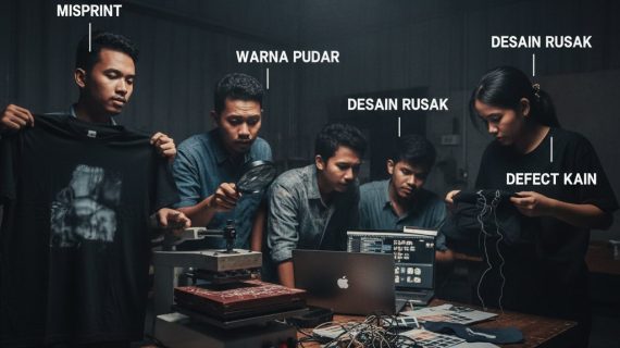 Jangan Asal Sablon! 4 Kendala Teknis Produksi Kaos Custom Skala Kecil yang Wajib Diketahui Brand Pemula