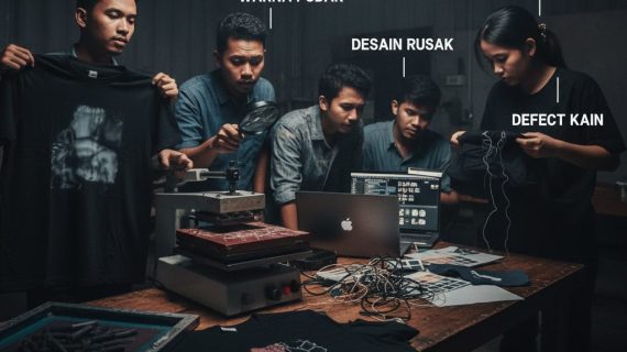 Jangan Asal Sablon! 4 Kendala Teknis Produksi Kaos Custom Skala Kecil yang Wajib Diketahui Brand Pemula