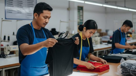 Produksi Kaos Bebas Cacat! Cek 7 Titik Kritis Quality Control (QC) Kaos di Konveksi Sebelum Kirim ke Pelanggan