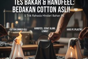 Tes Bakar Sampai Handfeel: 5 Trik Rahasia Membedakan Kaos Cotton Combed Asli dari Bahan PE di Pasaran