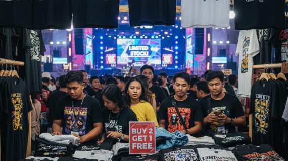 Merchandise Kaos Cepat Laku! 5 Trik Desain dan Strategi Harga Jual Kaos Event Agar Langsung Habis Terjual