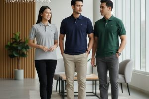 Polo Shirt Anti Kaku! Mengenal Desain Slim Fit Polo Wangki yang Cocok untuk Seragam Kantor Modern