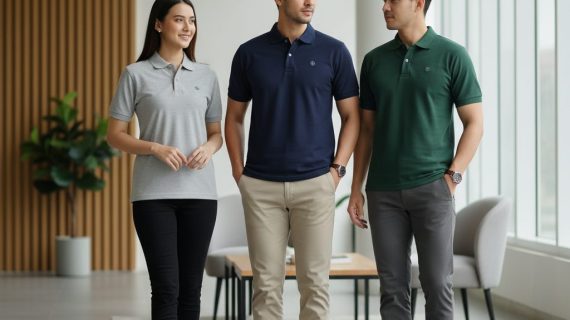 Polo Shirt Anti Kaku! Mengenal Desain Slim Fit Polo Wangki yang Cocok untuk Seragam Kantor Modern