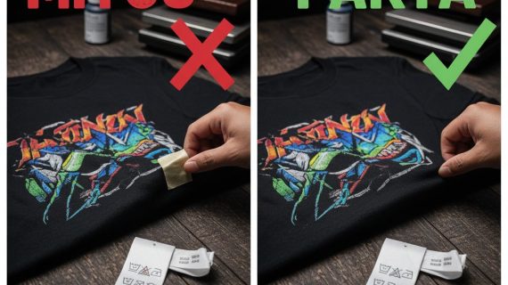Mitos Kaos Sablon! 5 Anggapan Salah Tentang Sablon DTF dan Plastisol yang Bikin Kaos Anda Cepat Rusak