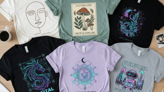 STOP DESAIN KAOS BASIC! Intip 5 Tren Desain Kaos Aesthetic 2025 yang Bikin Tampilanmu Langsung Naik Kelas