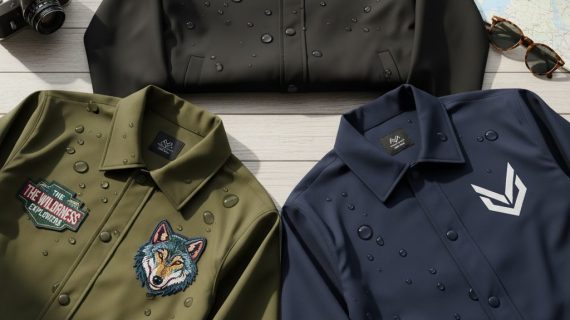 Tampil Kekinian! Jasa Konveksi Jaket Coach Custom, Desain Bordir/Sablon Bebas, Anti Air