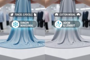 Kaos Bahan Dingin Maksimal! Mengapa Tencel (Lyocell) dan Cotton Modal Dipilih Brand Premium untuk Kaos Terbaik?