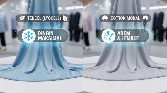 Kaos Bahan Dingin Maksimal! Mengapa Tencel (Lyocell) dan Cotton Modal Dipilih Brand Premium untuk Kaos Terbaik?