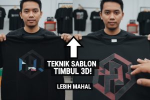 Sablon Timbul 3D! Mengenal Teknik Sablon High Density (HD) dan Alasan Kaos HD Lebih Mahal dari Plastisol Biasa