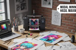 Modal Minimal, Hasil Maksimal! Peluang Bikin Kaos Satuan Desain Full Color Tanpa Batasan Jumlah