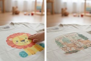 Lebih Ramah Lingkungan: Mengenal Sablon Water Based (Superwhite, Discharge) dan Kenapa Cocok untuk Kaos Anak