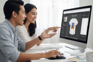 Bikin Kaos Semudah Klik! Mengulas Keunggulan Fitur Design Studio Online untuk Kaos Custom Satuan