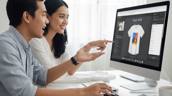 Bikin Kaos Semudah Klik! Mengulas Keunggulan Fitur Design Studio Online untuk Kaos Custom Satuan