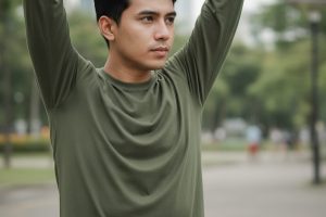 Kaos Lengan Panjang Nyaman Tanpa Gerah? 3 Hal Wajib Cek Saat Memilih Bahan dan Cutting Kaos Lengan Panjang