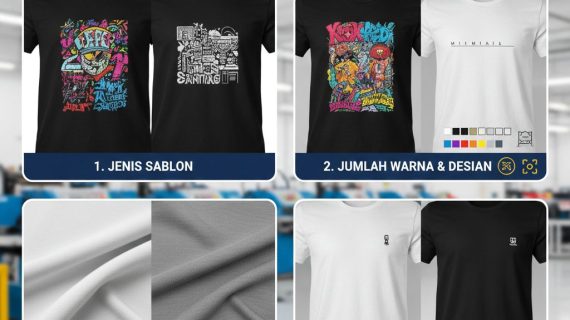 Turunkan Biaya Kaos Custom Anda! 4 Faktor Produksi yang Paling Mempengaruhi Total Harga (Selain Jumlah Pesanan)