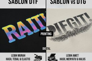 Sama-sama Digital! Perbedaan Fundamental Sablon DTF vs DTG: Mana yang Lebih Murah dan Lebih Awet?